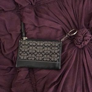 Coach wallet keychain